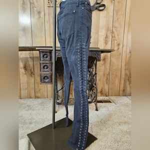 Lace Up Side Seam Pants